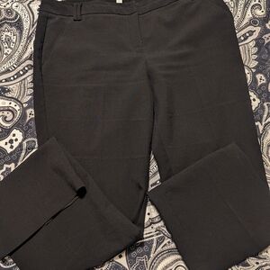 New York & Company Black Tailored Pants 14 Long